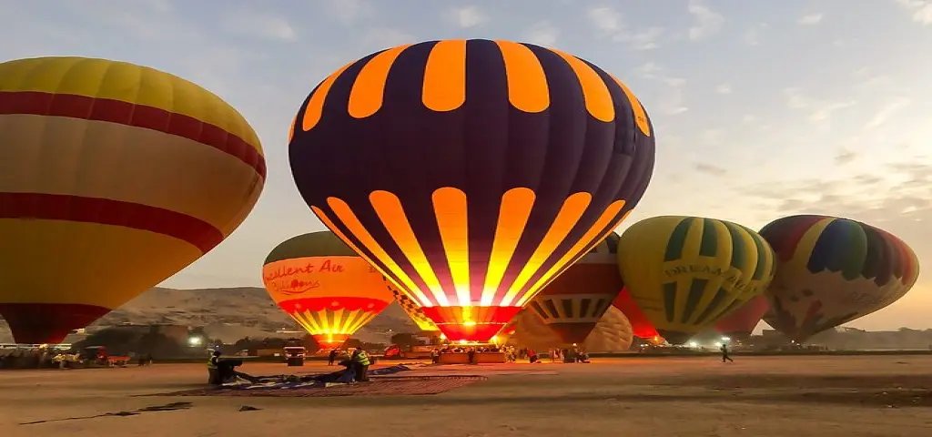 The Balloon Ride at Sunrise Time & Exploring Hidden Gems of Luxor City in The Morning.